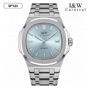 שעון יד לגברים I&W Carnival – עיצוב מודרני עם מנגנון אוטומטי