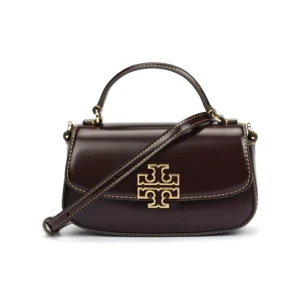TORY BURCH תיק יד מעור פרה בריטי